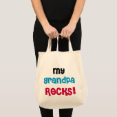 Mijn opa Rocks Tshirts en geschenken Tote Bag (Voorkant (product))