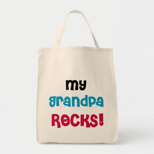 Mijn opa Rocks Tshirts en geschenken Tote Bag (Voorkant)
