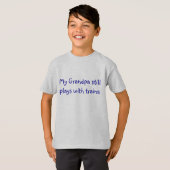Mijn opa speelt nog steeds met treinen t-shirt (Voorkant volledig)