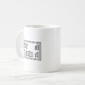 Mijn opa versloeg kanker (scorebord) koffiemok (Voorkant links)