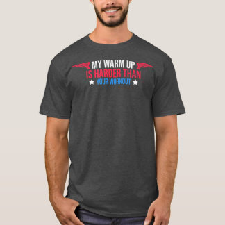 Mijn opgewonden is je werkuitvloeisel Gym Motivati T-shirt