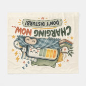 Mijn oplaaddeken fleece deken (Voorkant (Horizontaal))