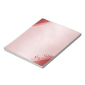 Mijn opmerkingen in de rode marmer notitieblok (Linkerzijde)