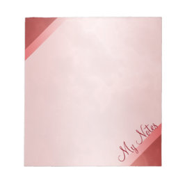 Mijn opmerkingen in de rode marmer notitieblok