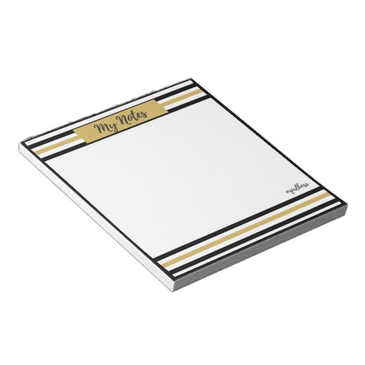 Mijn opmerkingen met #GirlBoss Hashtag Notitieblok (Schuin)