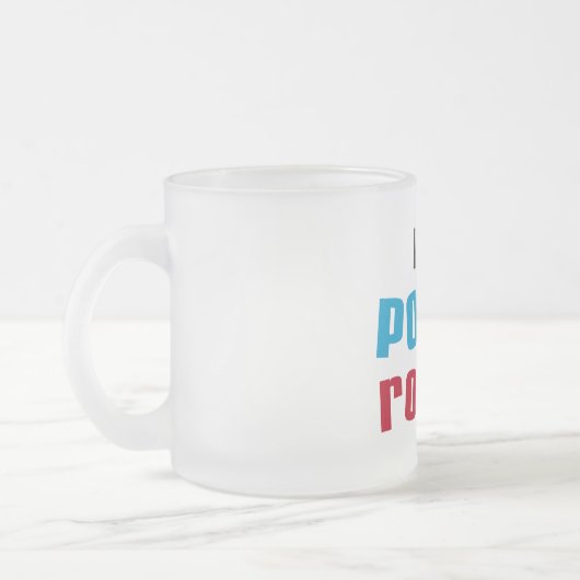 Mijn oppy Rocks T-shirts en cadeautjes Matglas Koffiemok (Links)