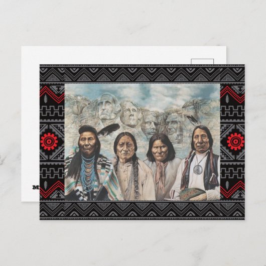 Mijn oprichtende vaders briefkaart (Voorkant / Achterkant)