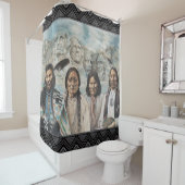 Mijn oprichtende vaders douchegordijn (In situ)