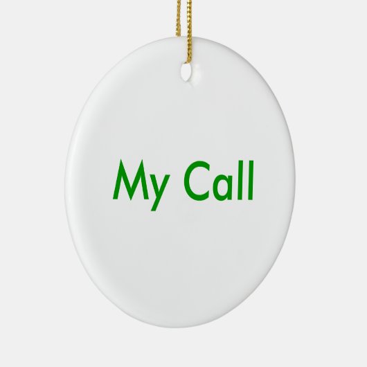Mijn oproep keramisch ornament (Rechts)
