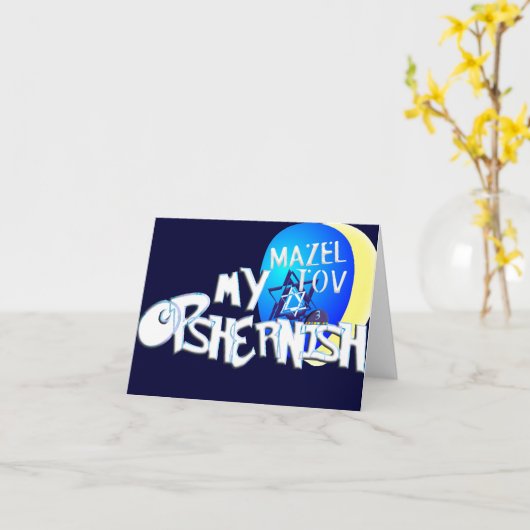 Mijn Opshernish Kaart (Gele Bloem)