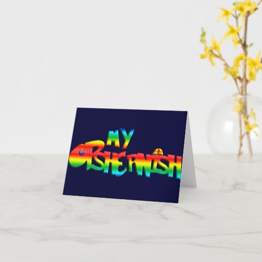 Mijn Opshernish Kaart (Gele Bloem)