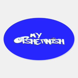 Mijn Opshernish Ovale Sticker