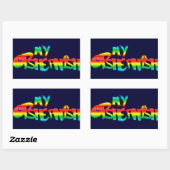 Mijn Opshernish Rechthoekige Sticker (Vel)