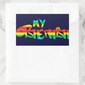 Mijn Opshernish Rechthoekige Sticker (Tas)