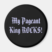 Mijn optocht King ROCKS! Magneet (Voorkant)