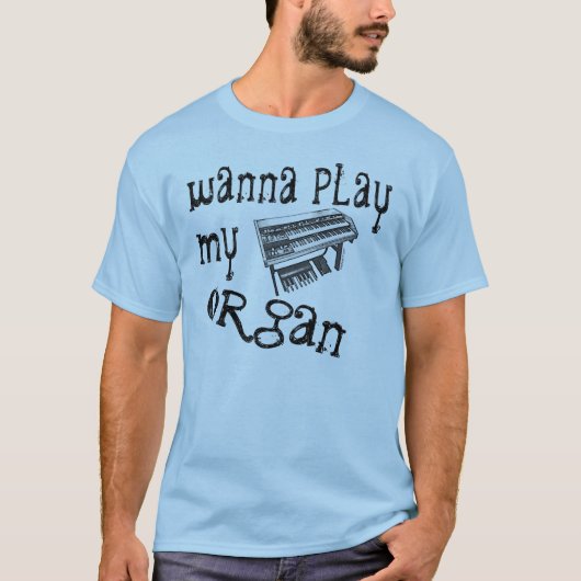 Mijn orgaan afspelen t-shirt (Voorkant)