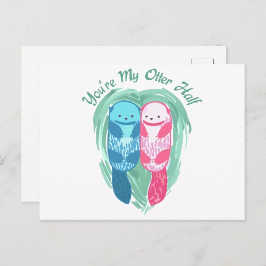 Mijn Otter Half Briefkaart (Voorkant / Achterkant)