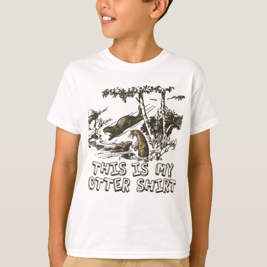 Mijn Otter-Shirt T-shirt (Voorkant)