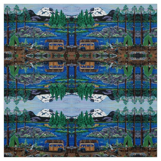 Mijn "oude" camping Woody Stof (Swatch)