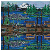 Mijn "oude" camping Woody Stof (Close Up)