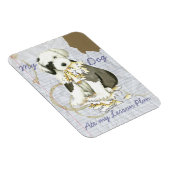 Mijn oude Engelse Sheepdog Ate mijn Lesson Plan Magneet (Rechterzijde)