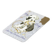 Mijn oude Engelse Sheepdog Ate mijn Lesson Plan Magneet (Linkerzijde)