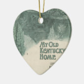 Mijn Oude Kentucky Home Keramisch Ornament (Links)
