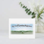 Mijn oude Kentucky-huis Briefkaart (Staand voorkant)