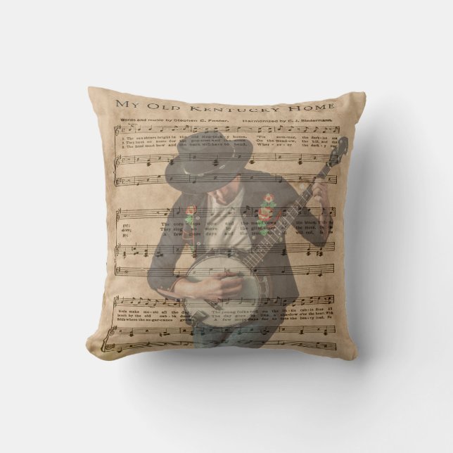 MIJN OUDE KENTUCKY THUIS KUSSEN (Voorkant)