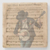 MIJN OUDE KENTUCKY THUIS STENEN ONDERZETTER (Voorkant)