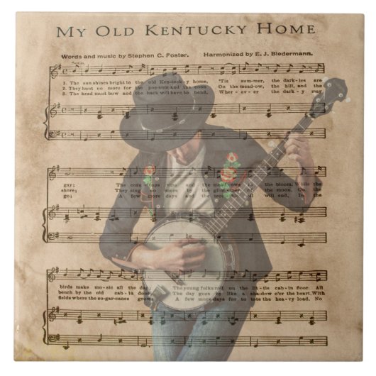 MIJN OUDE KENTUCKY THUIS TEGELTJE (Voorkant)