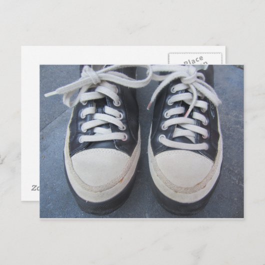 Mijn oude schoenen briefkaart (Voorkant / Achterkant)
