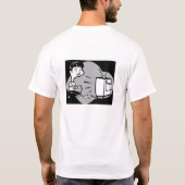 Mijn ouders denken dat ik boven ben om mijn huiswe t-shirt (Achterkant)