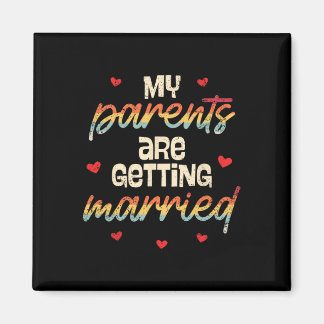 Mijn ouders gaan trouwen met het Verloving Magneet