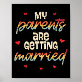 Mijn ouders gaan trouwen met het Verloving Poster (Voorkant)