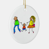 Mijn ouders keramisch ornament (Rechts)