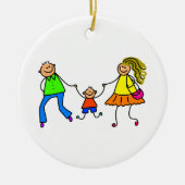 Mijn ouders keramisch ornament (Voorkant)