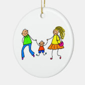 Mijn ouders keramisch ornament (Links)