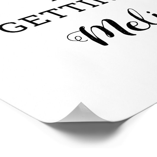 Mijn ouders krijgen een huwelijksweddenschap poster (Hoek)