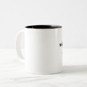 Mijn ouders trainen vanaf dag één tweekleurige koffiemok (Voorkant links)