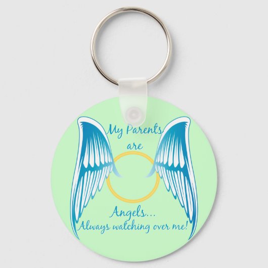 Mijn ouders zijn Angels Sleutelhanger (Voorkant)