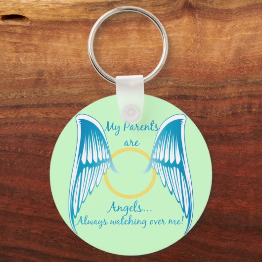 Mijn ouders zijn Angels Sleutelhanger (Voorkant)