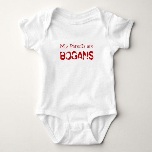 Mijn ouders zijn Bogans T-shirt (Voorkant)