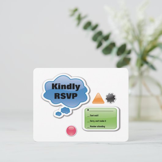 MIJN OUDERS ZIJN LAME Bat Bar Mitswa Reageer Kaart (Staand voorkant)