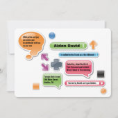 MIJN OUDERS ZIJN LAME Bat Bar Mitzvah Uitnodiging (Voorkant)