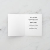 Mijn overleden stiefbroer herinneren kaart (Binnen)