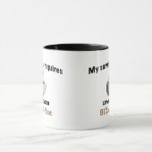 Mijn overleving vraagt om koffie mok (Midden)