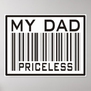 Mijn pa Priceless Poster
