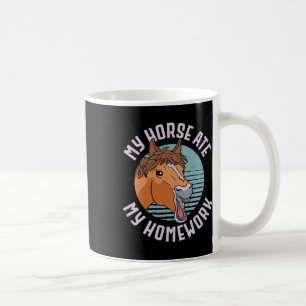 Mijn paard Ate Mijn thuiswerkpaard Riding Equestri Koffiemok