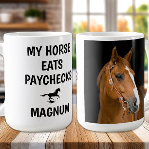 Mijn paard eet looncontroles - paardenpaardje koffiemok